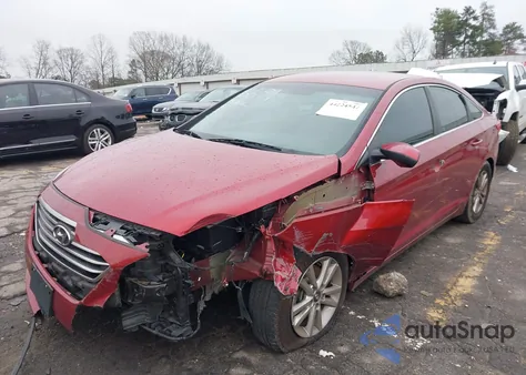 2016 Hyundai Sonata Se z USA, uszkodzony, nr VIN 5NPE24AFXGH366314